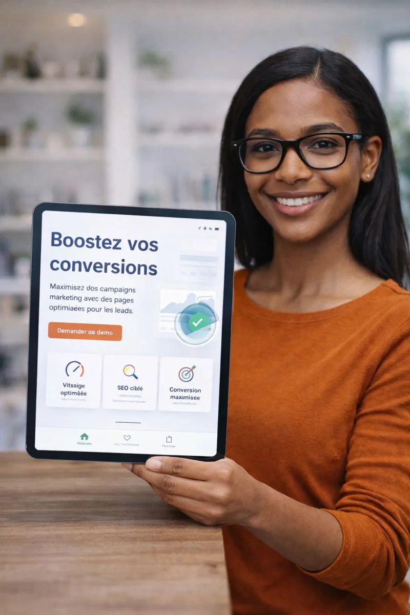 Landing pages optimisées